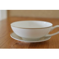 KC-00014 Haonai Bonito hueso de oro de China rim café conjunto